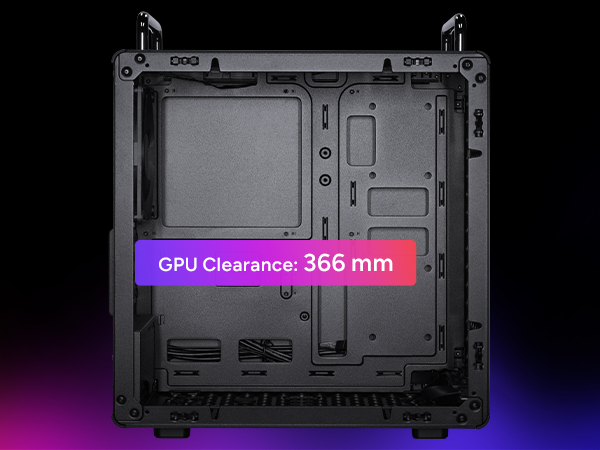 Cooler Master QUBE 340 Micro-ATX Compact -Tower PC Case  - Black