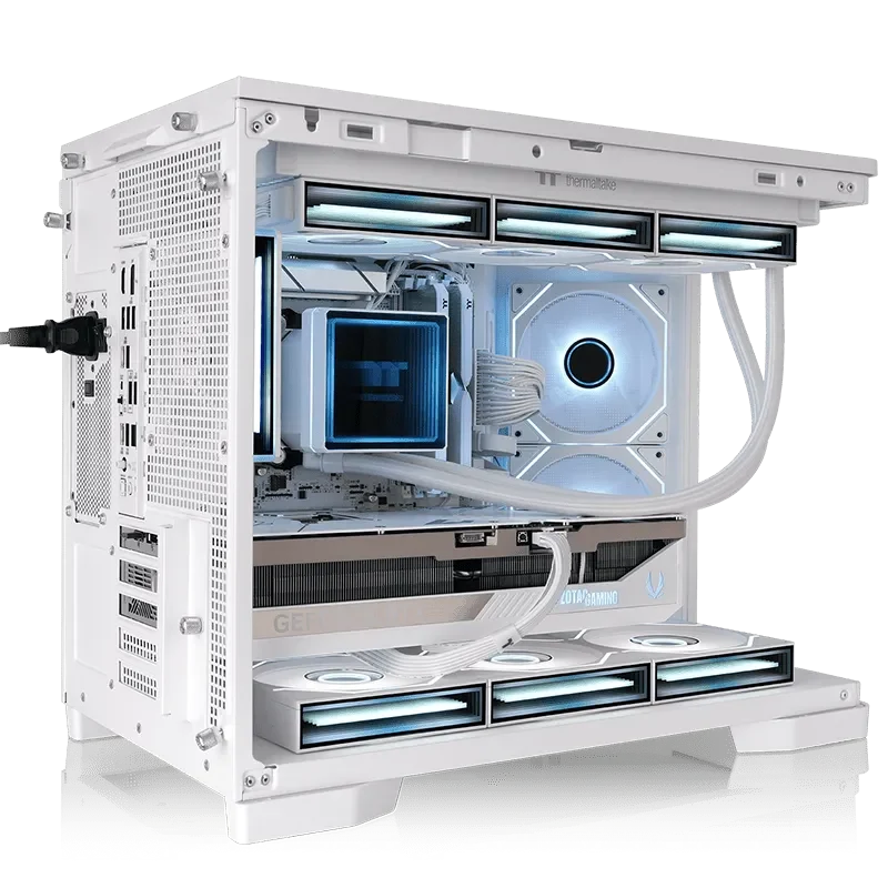 Thermaltake Arcus 280 TG ARGB Micro Tower Chassis - Snow
