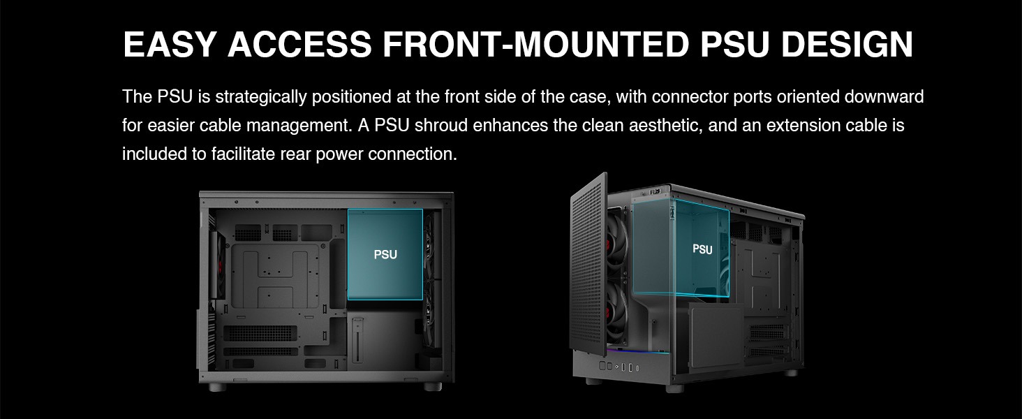 Rosewill RWM1 Micro ATX Gaming PC Case