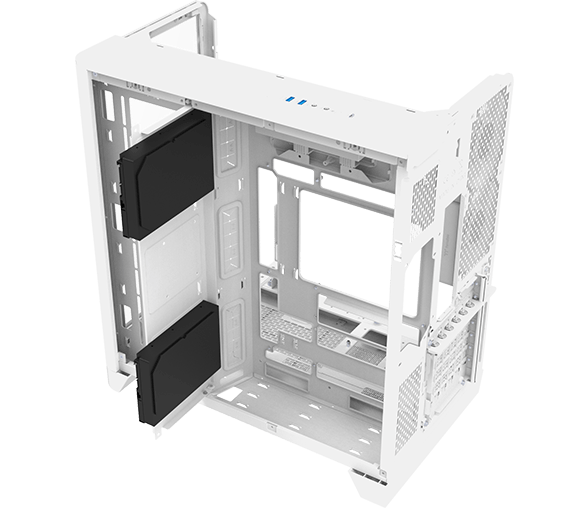 Thermaltake View 390 TG Computer Case - Snow 