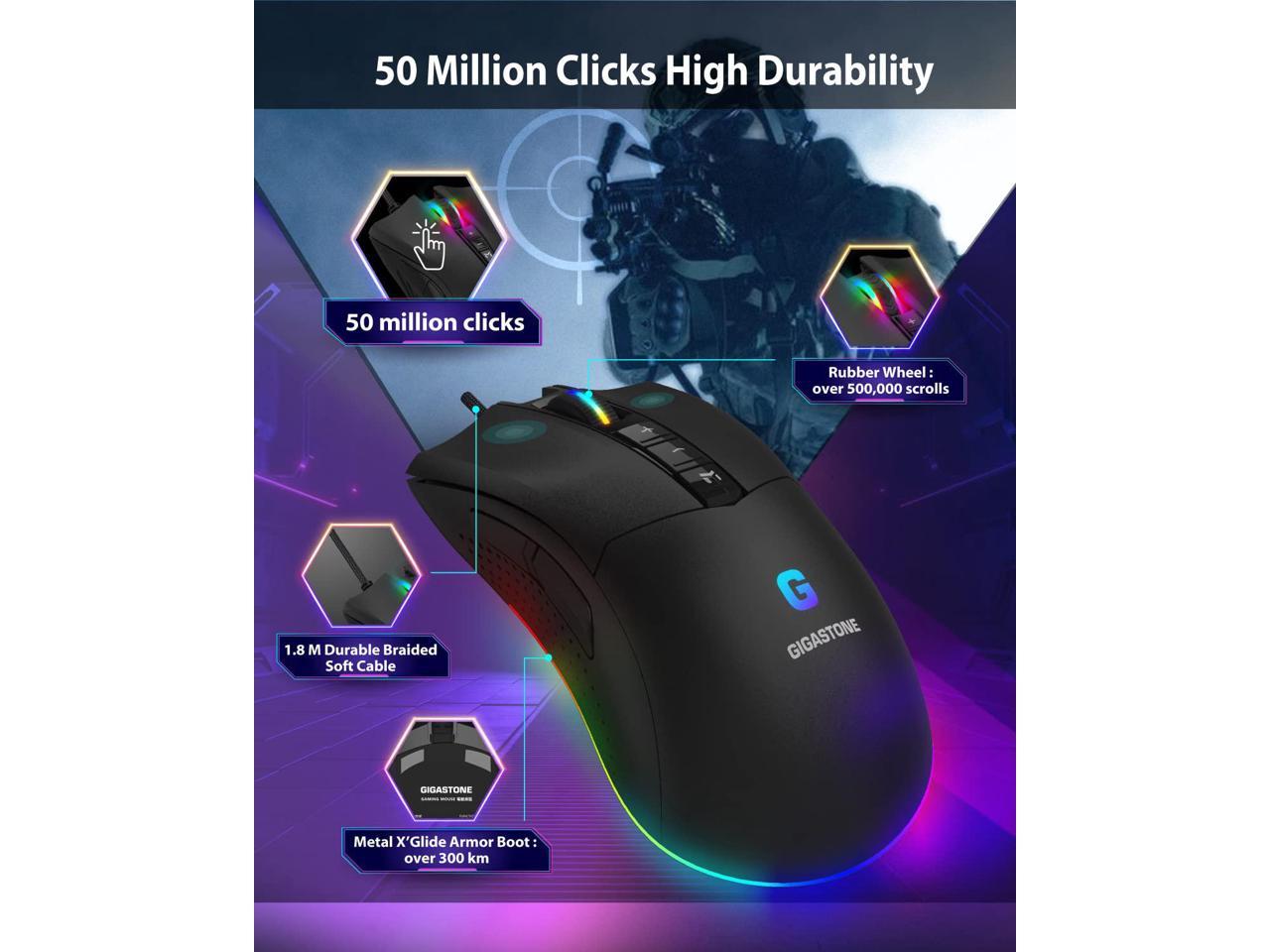 50 million clicks high durability