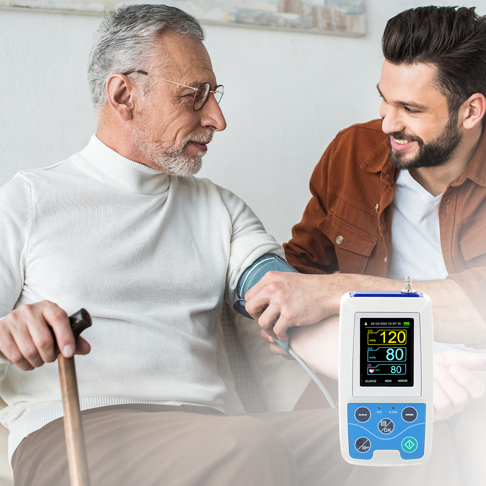 CONTEC Ambulatory Blood Pressure Monitor+Software 24h NIBP Holter ABPM50  CE&FDA