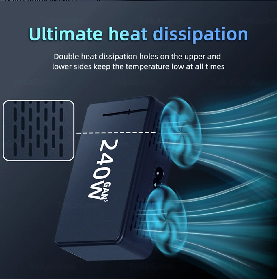 240W GaN USB C Quick Charge QC3.0 PD 3.0