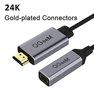 24 k Gold-plated connectors