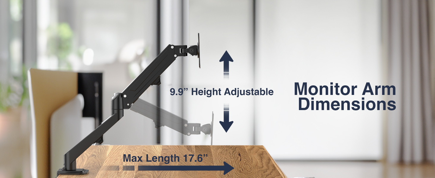 Single Gas Eco Monitor Arm