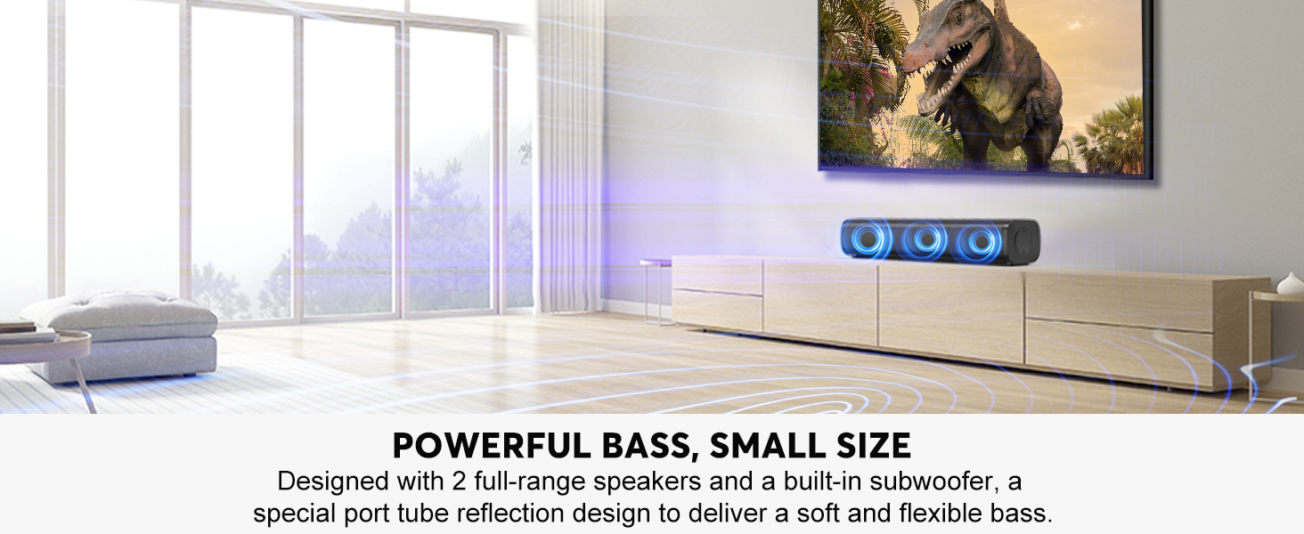 Wohome 2.1ch Small Sound Bars