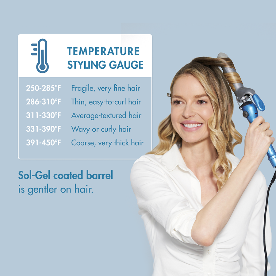 BABYLISS PRO Nano Titanium 1¼-inch Spring Curling Iron