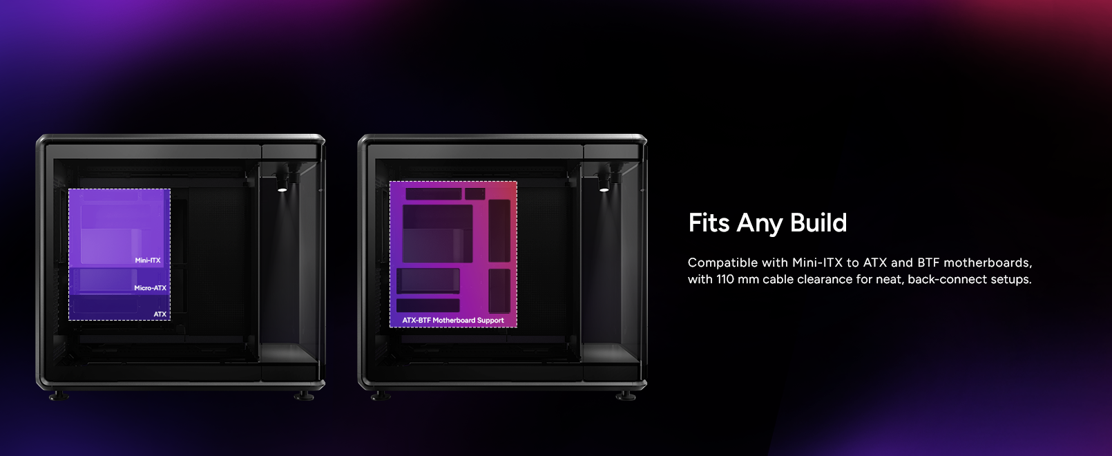 Cooler Master MasterFrame 360 Panorama ATX Mid-Tower PC Case