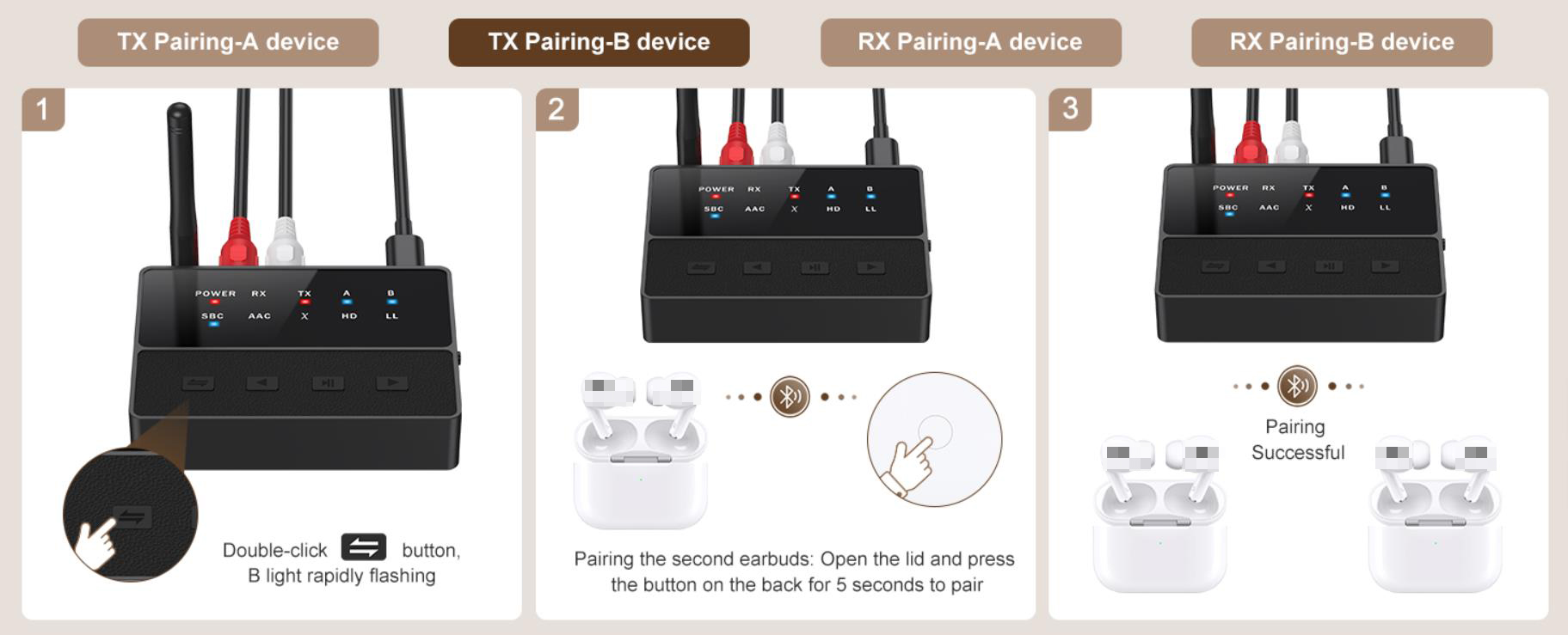 It needs to be pluged in. It doesn't include the adapter.