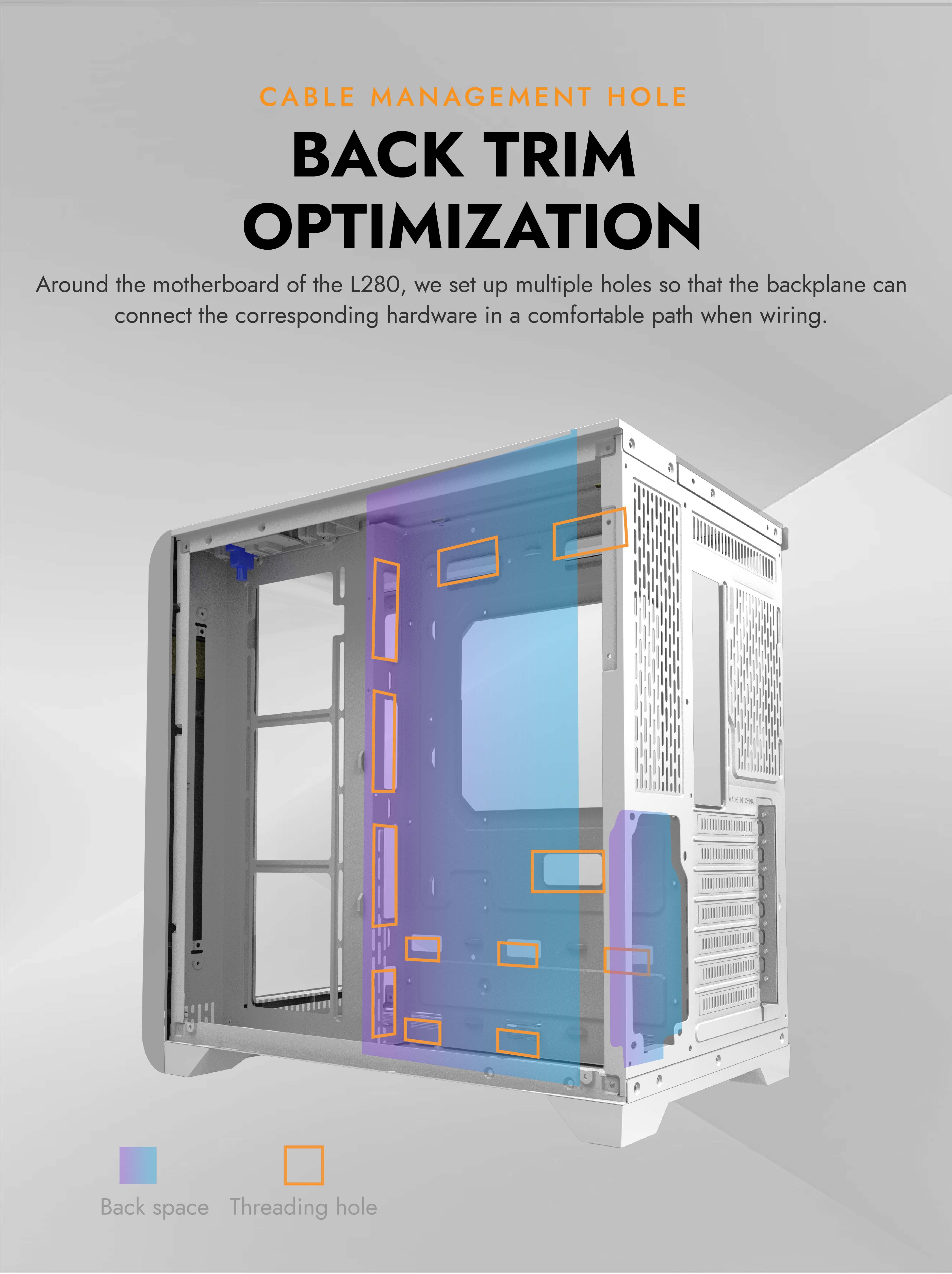darkFlash L280, ATX Mid-Tower PC Gaming Case with Dual Real-Time Display