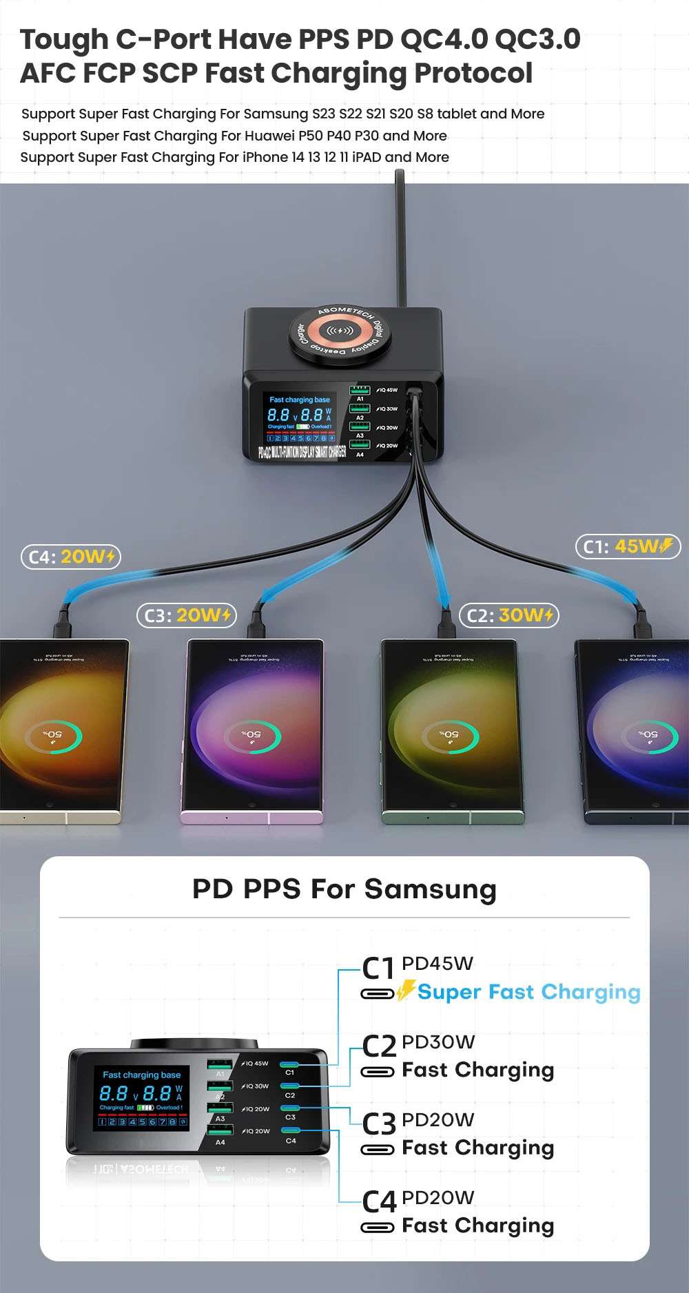 Jansicotek 8 Port Charging Station