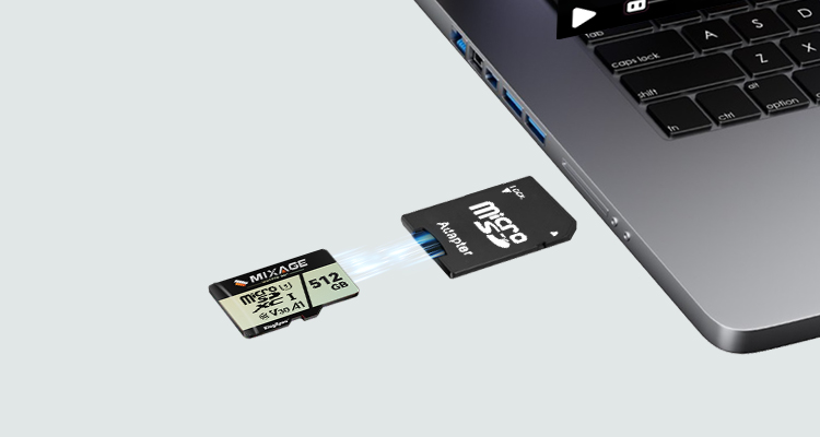With the included SD adapter, enjoy enhanced compatibility and broaden your application possibilitie