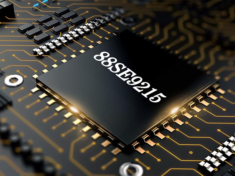 Build-in Marvell 88SE9215 Chipset