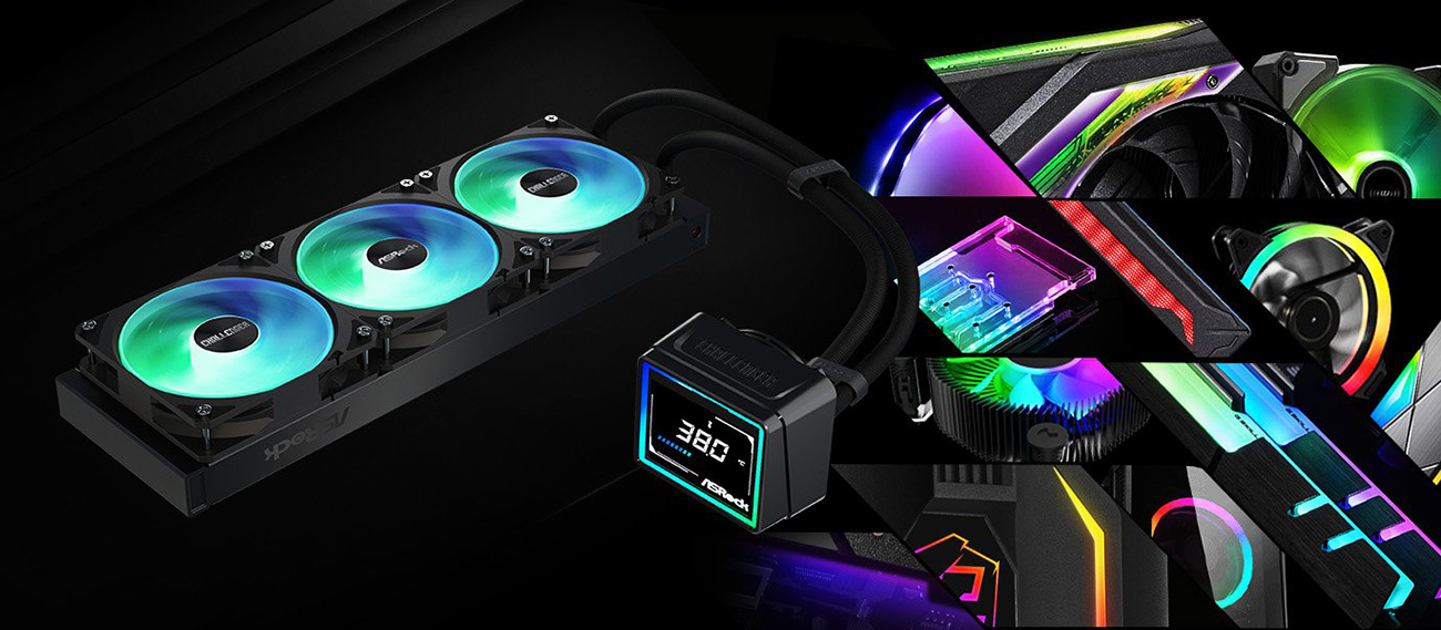 ASRock Challenger 360 Digital AIO Liquid Cooler