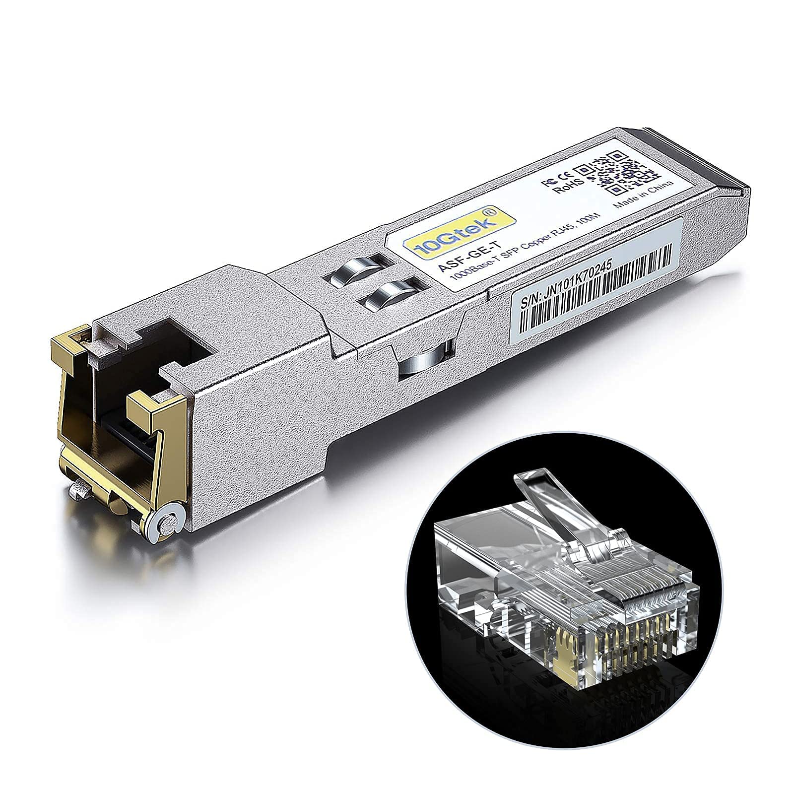 10GBase-LR SFP+ Transceiver, 10G 1310nm SMF, up to 10 km, Compatible with Cisco  SFP-10G-LR, Meraki MA-SFP-10GB-LR, Ubiquiti UniFi UF-SM-10G, Fortinet,  Mikrotik, Netgear, D-Link and More, 10 Pack