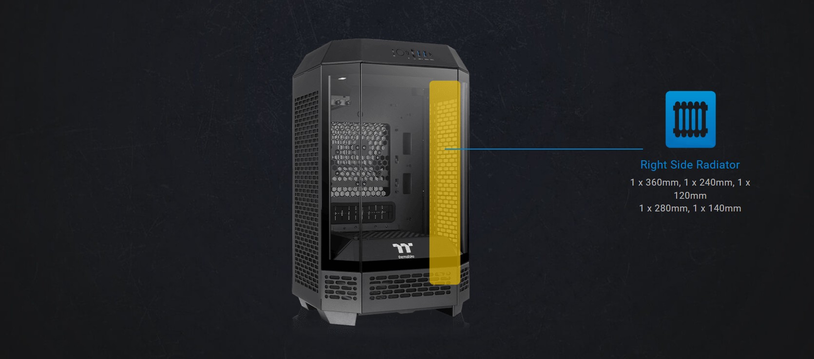 Thermaltake Tower 250 Mini-ITX Mini Tower Case