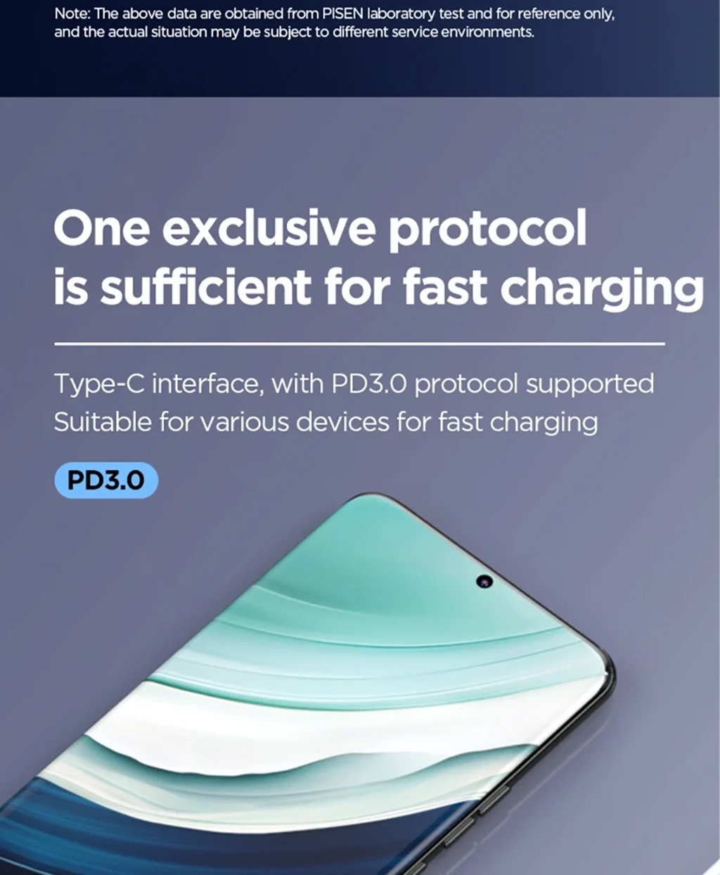PISEN TS-C135A Quick USB-C 20W Fast Wall Charger