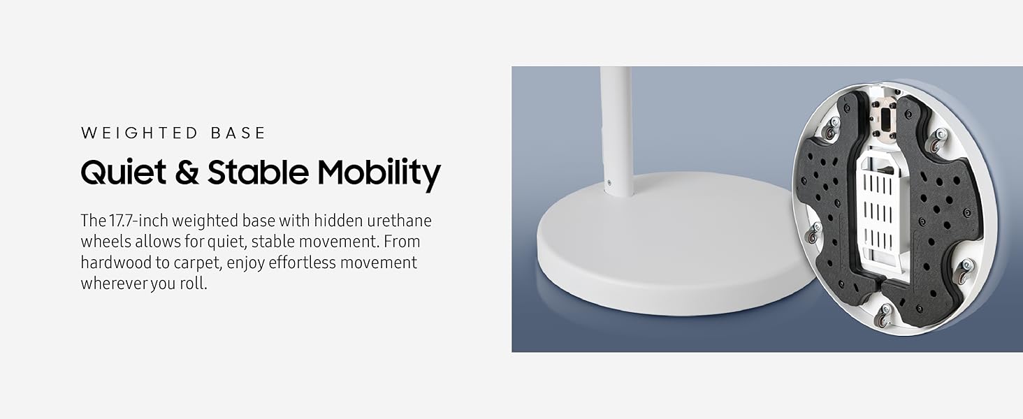 SAMSUNG Movingstyle M7 Smart Monitor with Adjustable Rolling Stand