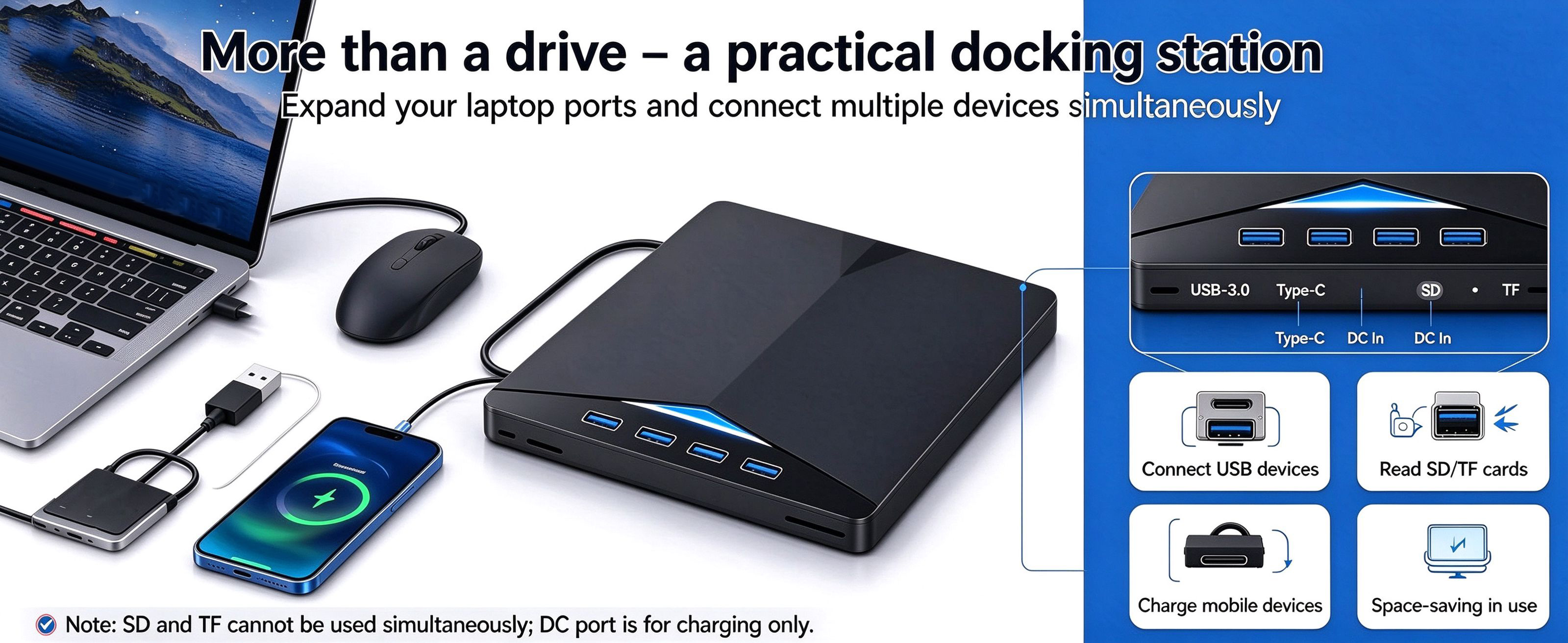 Features of the docking station