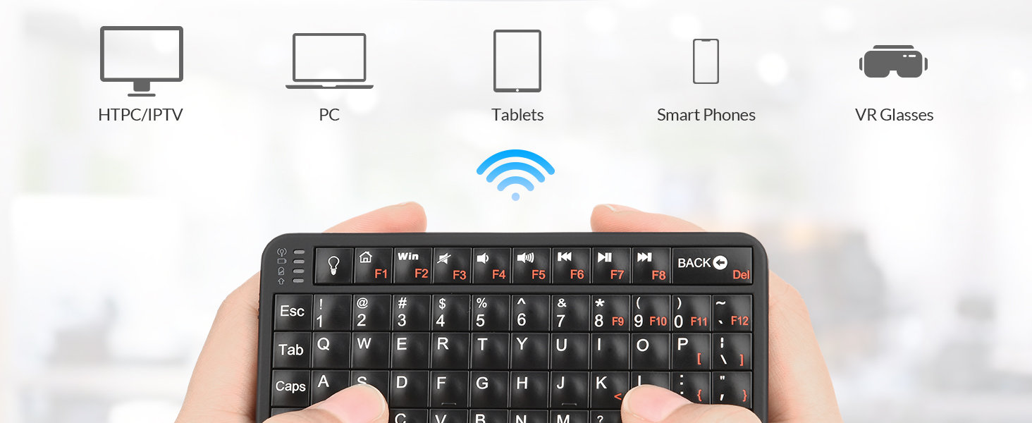 Wireless Keyboard with Backlit