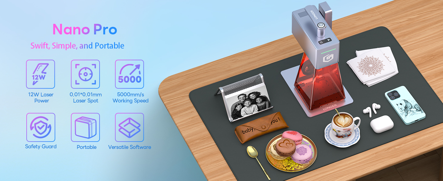 Longer Nano Pro Portable Laser Engraver