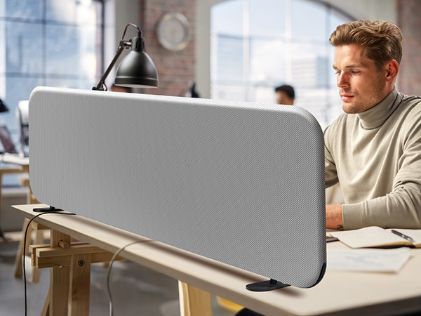 desk divider steel for office