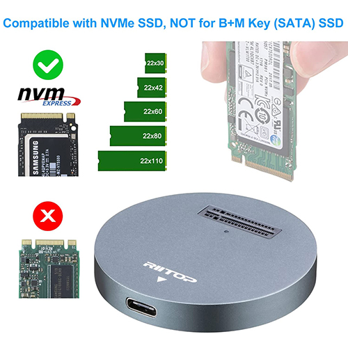 nvme ssd to usb c adapter converter