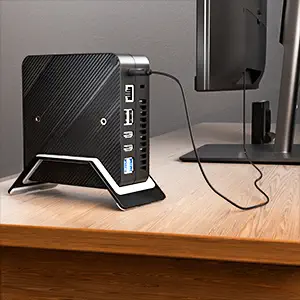 MINISFORUM UM560 Mini PC AMD Ryzen 5 5625U 6 Cores/12 Threads,32GB