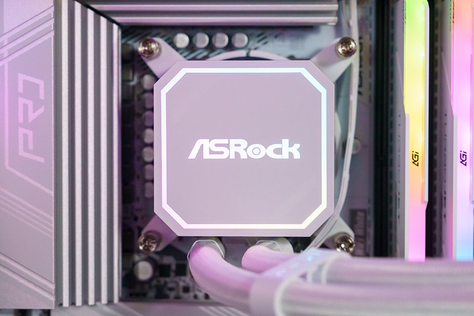 ASRock Pro White 240 ARGB AIO Liquid Cooler