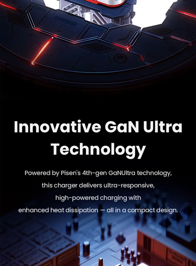 PISEN Gamer Lite 30W 2-Port GaN Fast Charger&nbsp;
