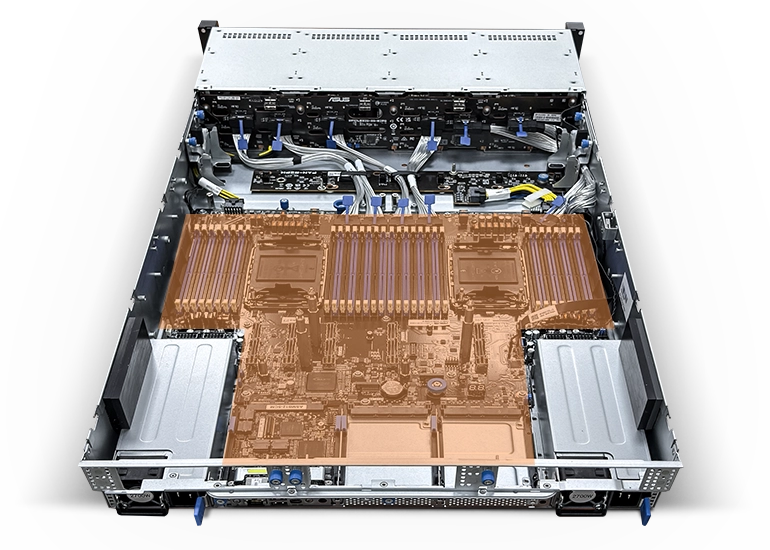 ASUS RS720-E12-RS24U-27W10G 2U Rackmount All-Flash Server