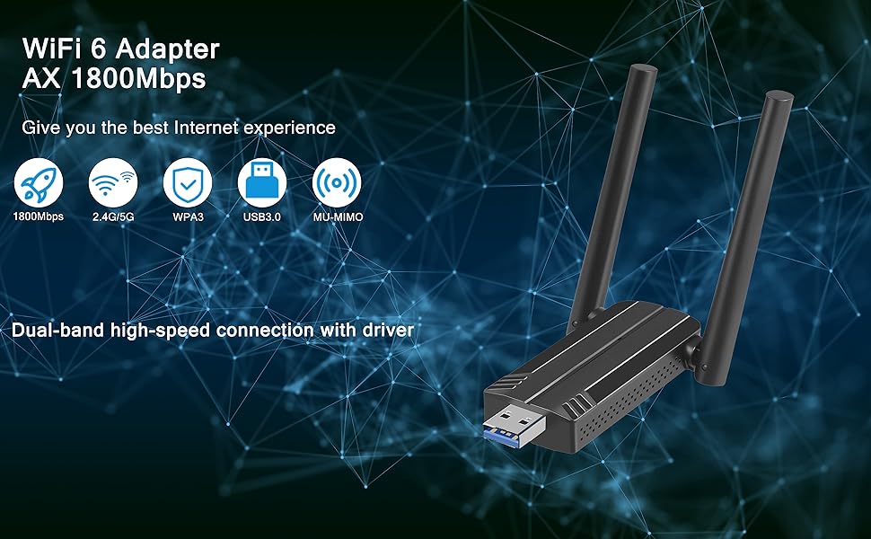 Powerful USB network adapter