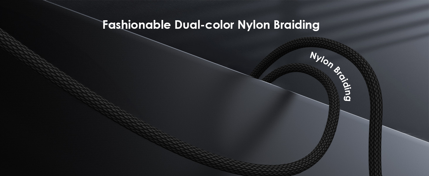 Fashionable Dual-color Nylon Braiding