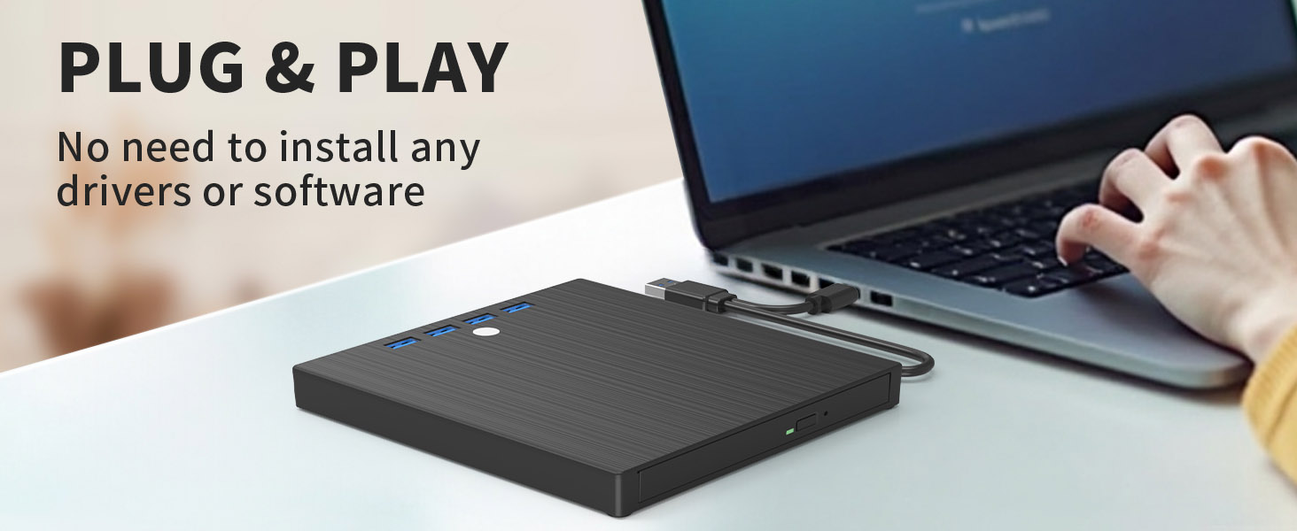External CD/DVD Drive for Laptop