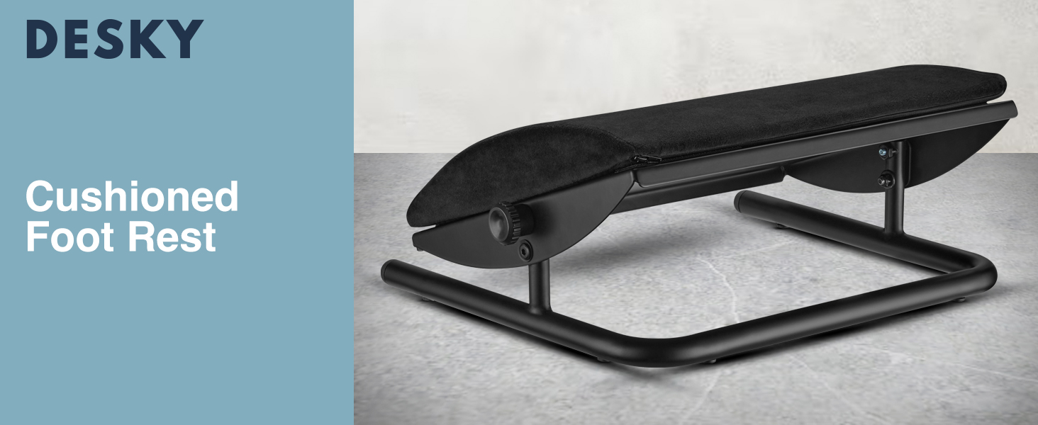Desky Cushioned Foot Rest