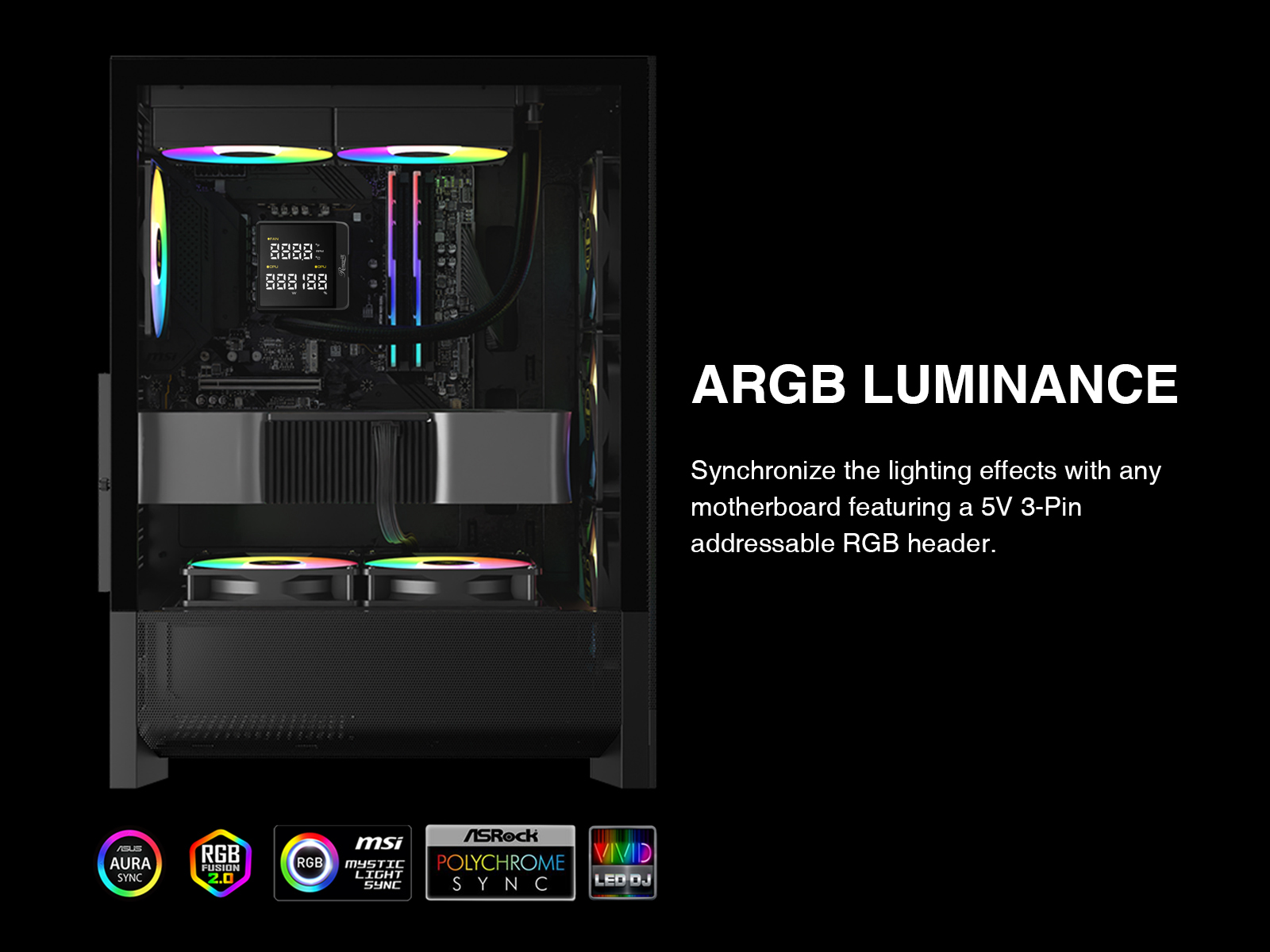 Rosewill RW-240 DIGITAL All-in-One CPU Cooler