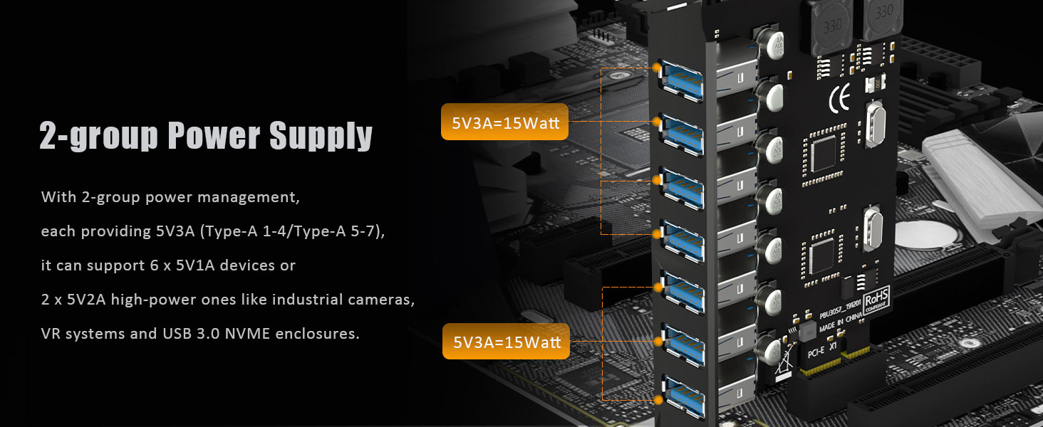 PCIe USB Expansion Card