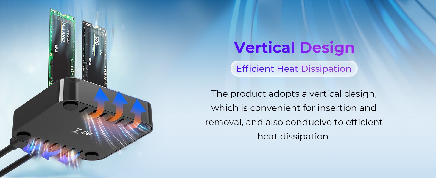 Rosewill RS-N2-CLE M.2 NVMe Cloner + Eraser