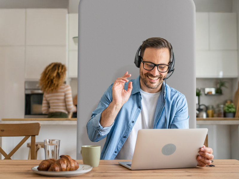 standing room divider steel for webcam background