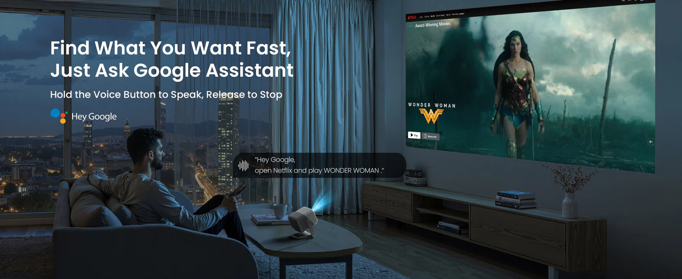 JMGO N1S SE 800 ISO Lumens Triple Laser Portable Projector