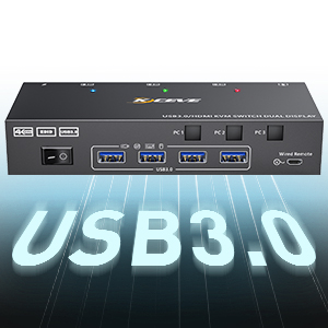 USB 3.0 transmission up to 5Gbps