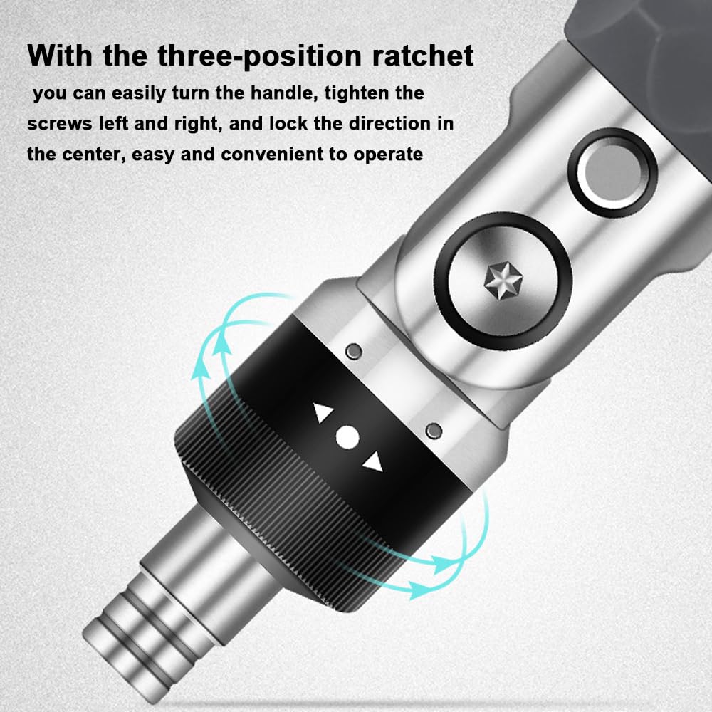 3-Position Ratcheting Screwdriver Set Design