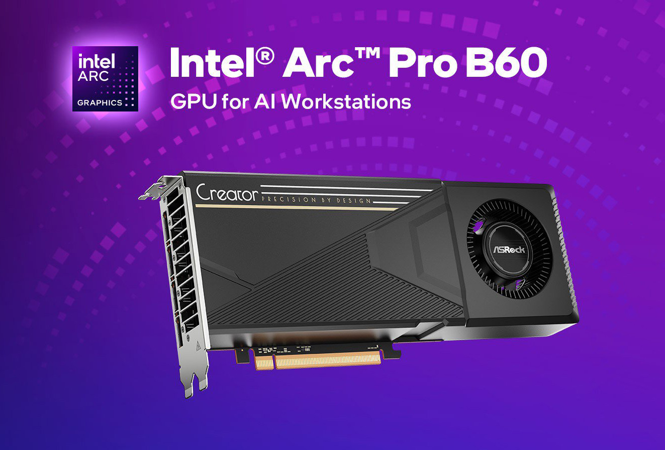  ASRock Intel Arc Pro B60 CT 24GB Graphics Card