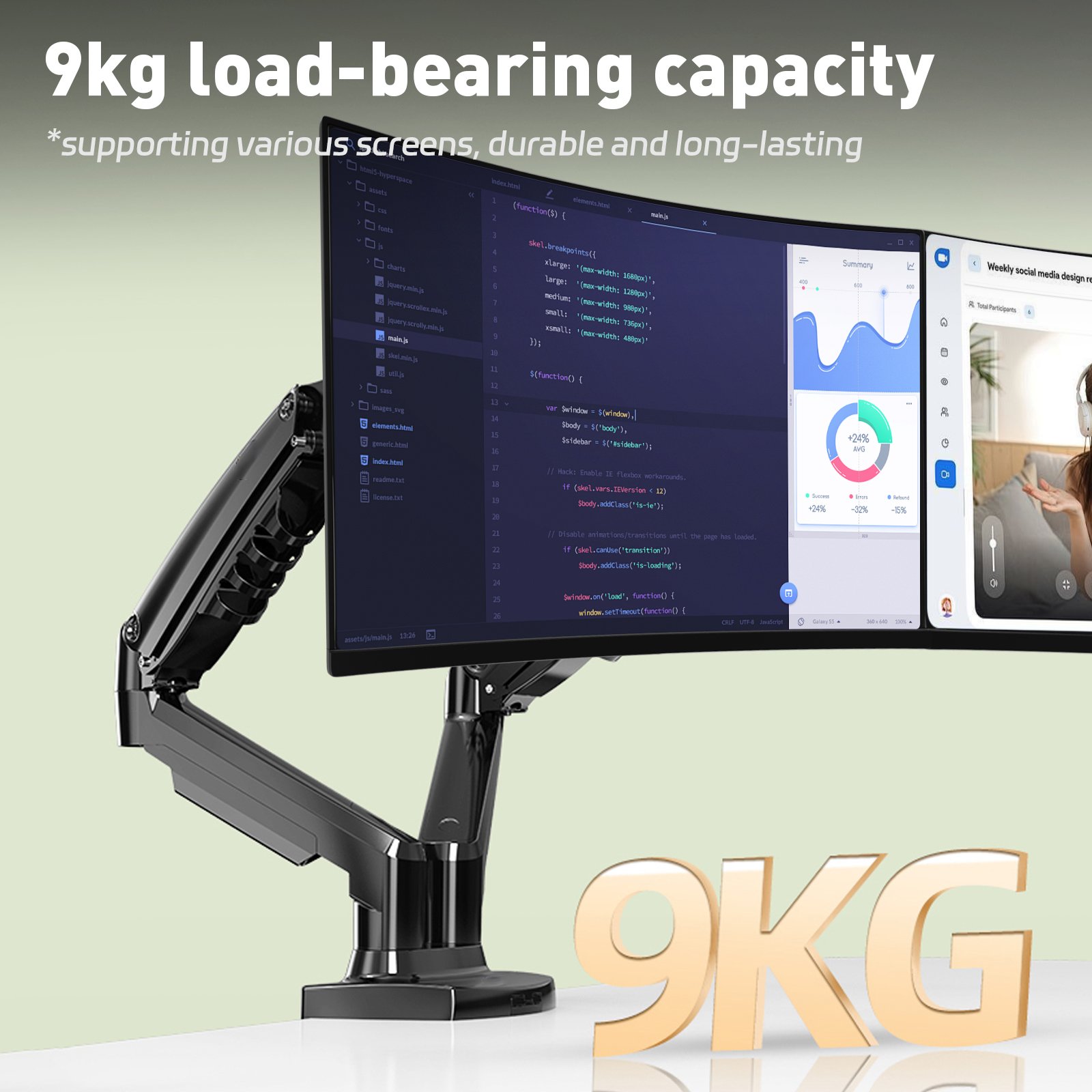 Dual Monitor Mount