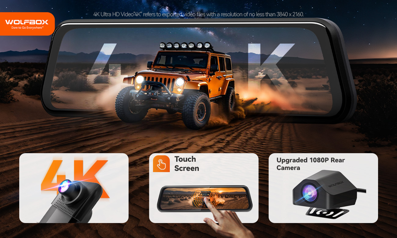 4K dash cam