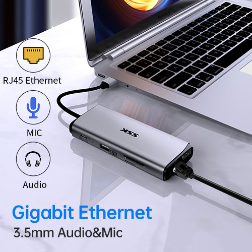 USB C Docking Station 3 Monitors