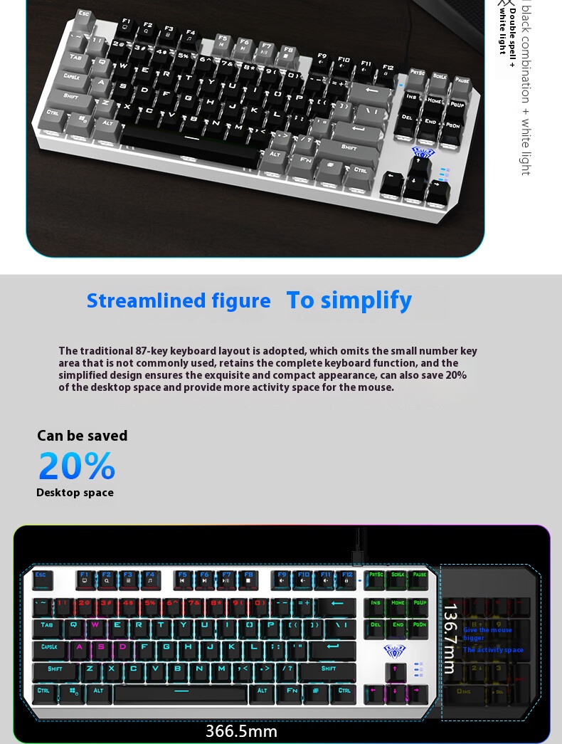 F3087 Gray-Black Dual