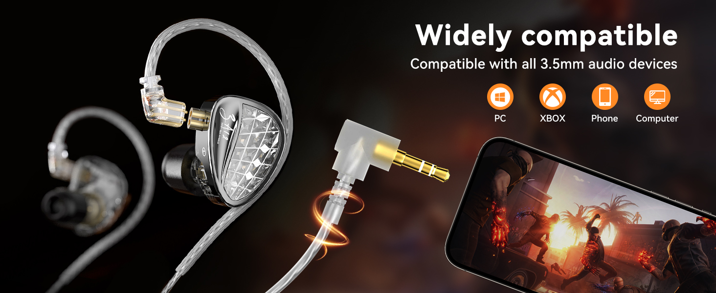 KZ ZA12 in Ear Monitor Wired Earbuds With Microphone