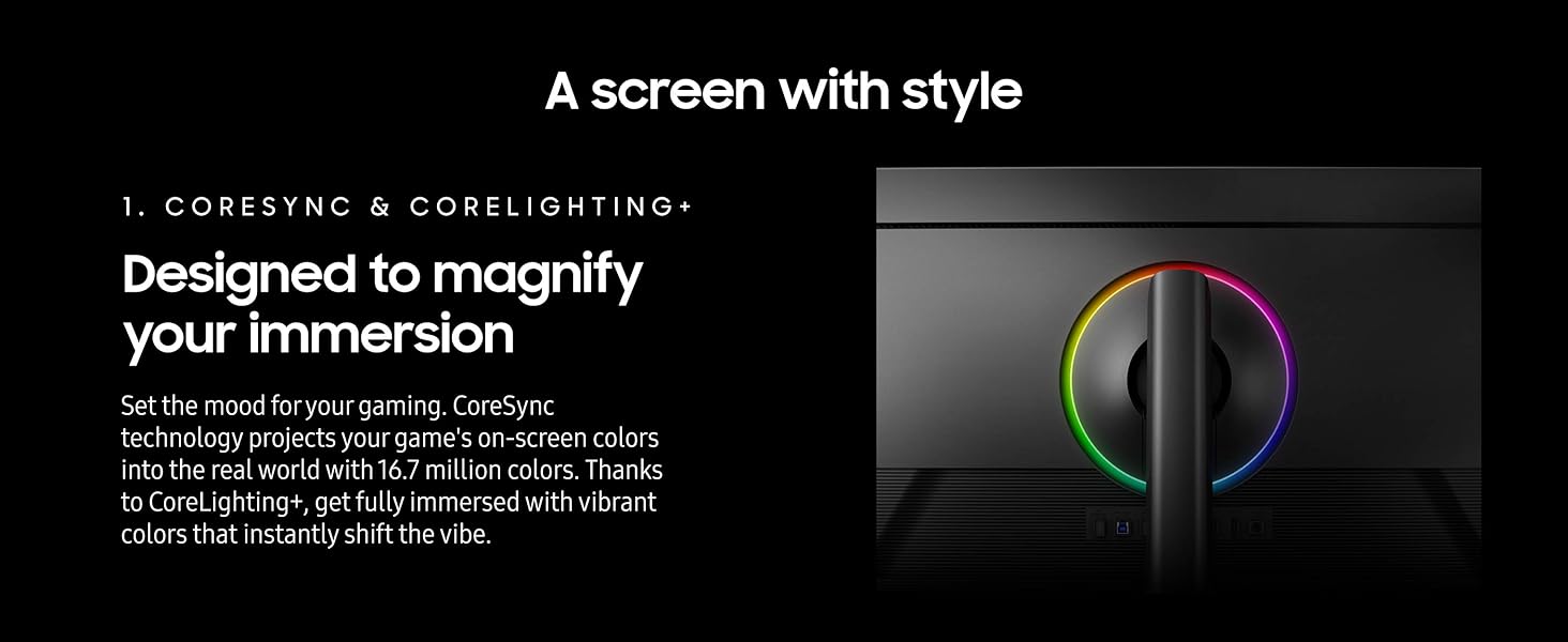 SAMSUNG Odyssey G75F LS37FG75DENXZA Gaming Computer Monitor