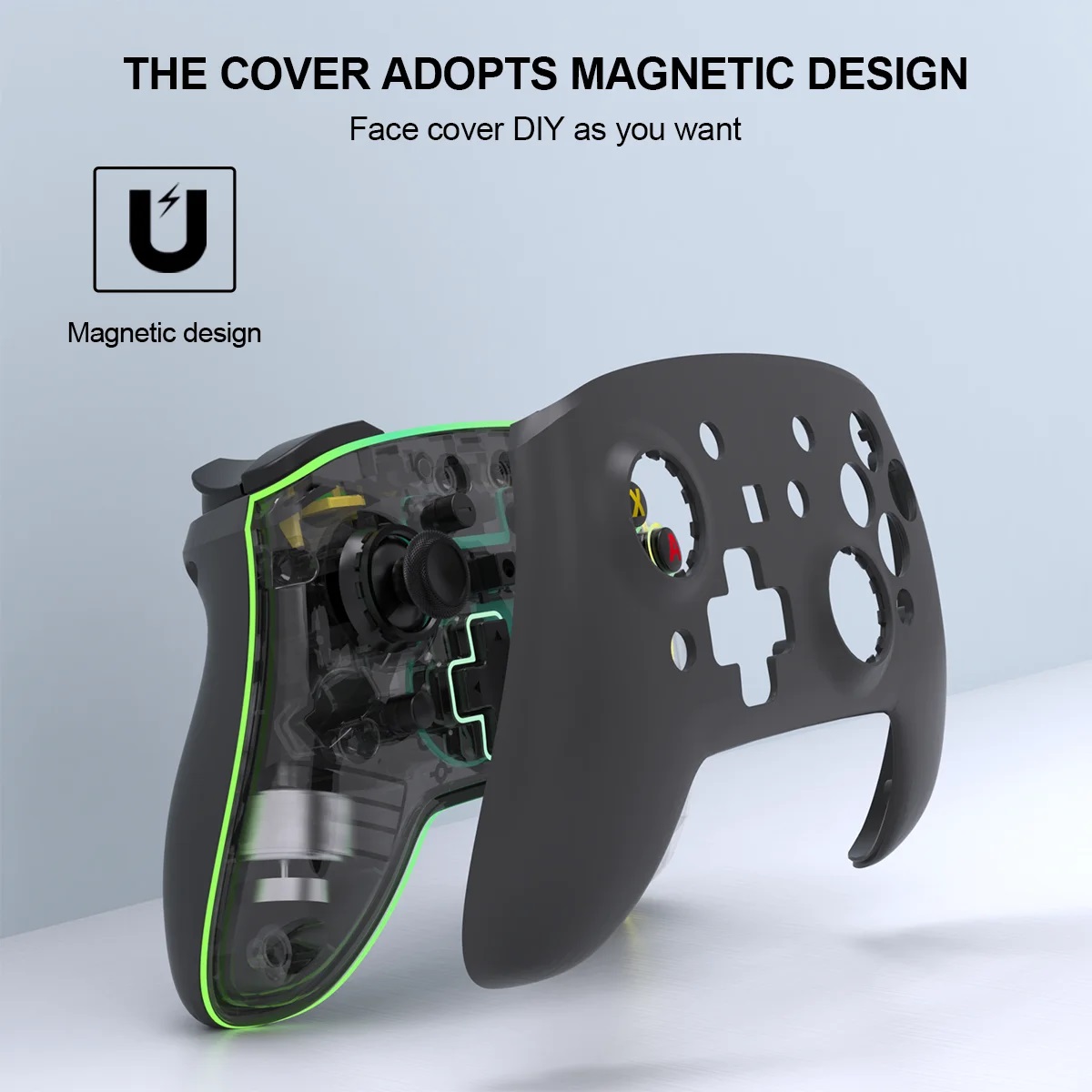 the controller's cover adopts magnetic design